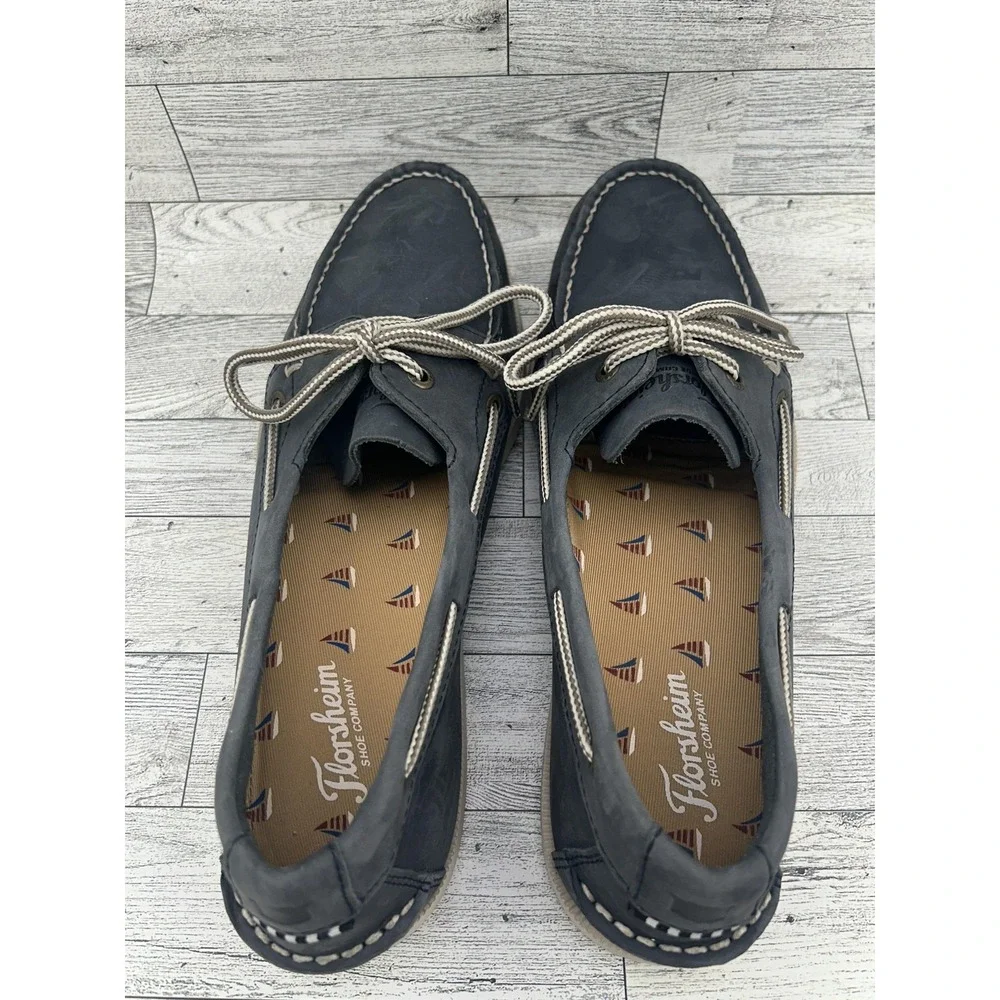 Florsheim Shoes Mens Size 10.5M Leather Boat Deck‎ Casual 11872-410
